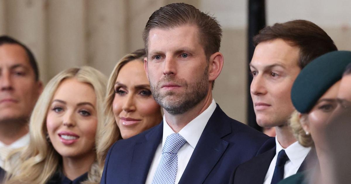 Eric Trump Accused of Editing New Snap of His Young Children with The Don — as Critics Say 'Nice Try with the AI Photo'