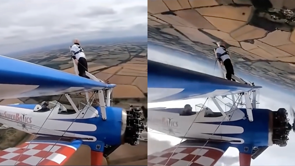 “A 97 anni cammino sulle ali degli aerei in volo. Altrimenti mi annoierei, non posso guidare e non ci vedo bene. Il luna park è molto peggio”: Betty Bromage batte il Guinness World Record