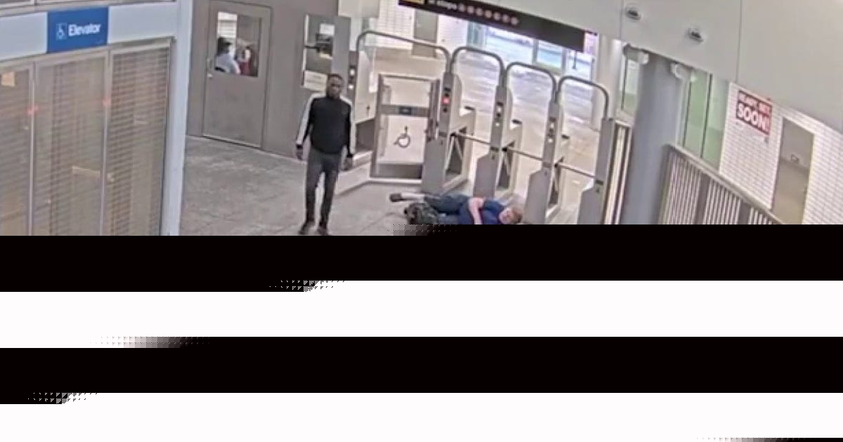 Video shows alleged CTA fare jumper knocking down woman as security guards stand nearby, lawsuit claims