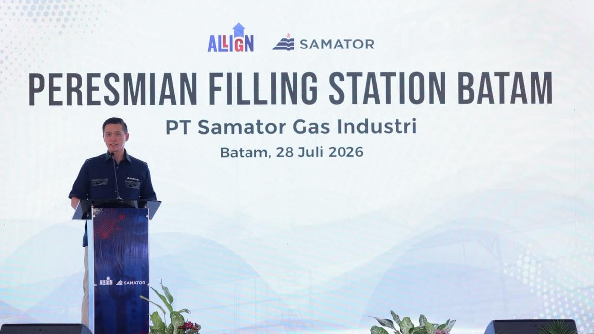 Samator Resmikan Stasiun Pengisian Gas Industri Berbasis Teknologi di Batam