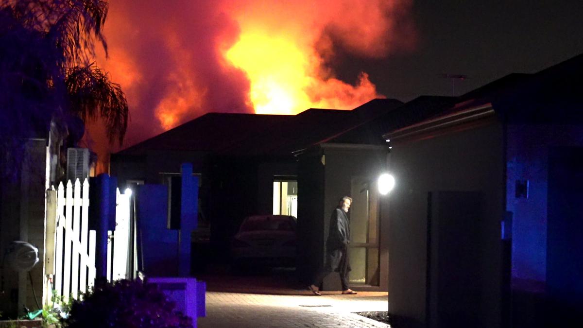 Nollamara fire: Residents on Kweda Way evacuated after home goes up in flames
