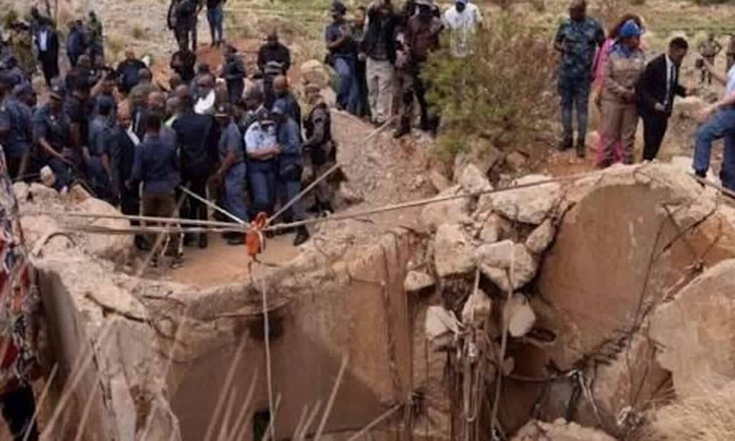 14 miners killed in wall collapse in South Africa