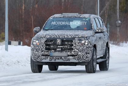 2026 Mitsubishi Pajero Sport body-on-frame SUV spied