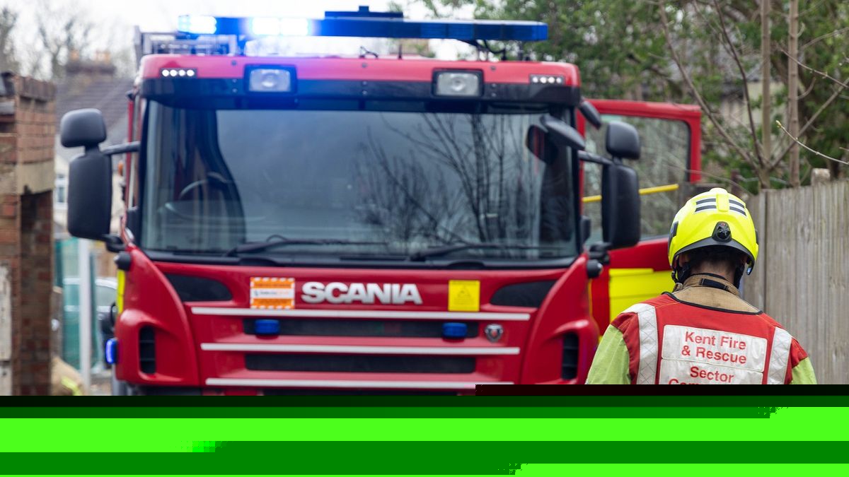 Ashford residents warned to 'keep windows and doors closed overnight' due to yard fire
