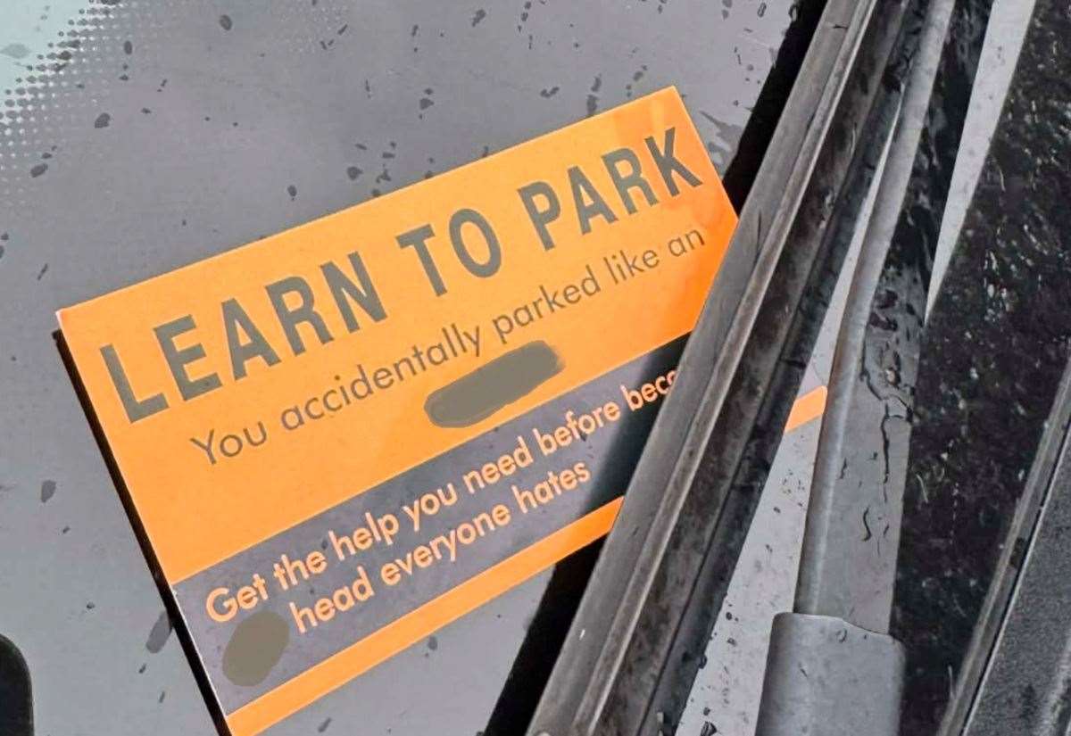 ‘Nobody has the right to touch my car’ - Offensive ‘learn to park’ notices provoke severe criticism