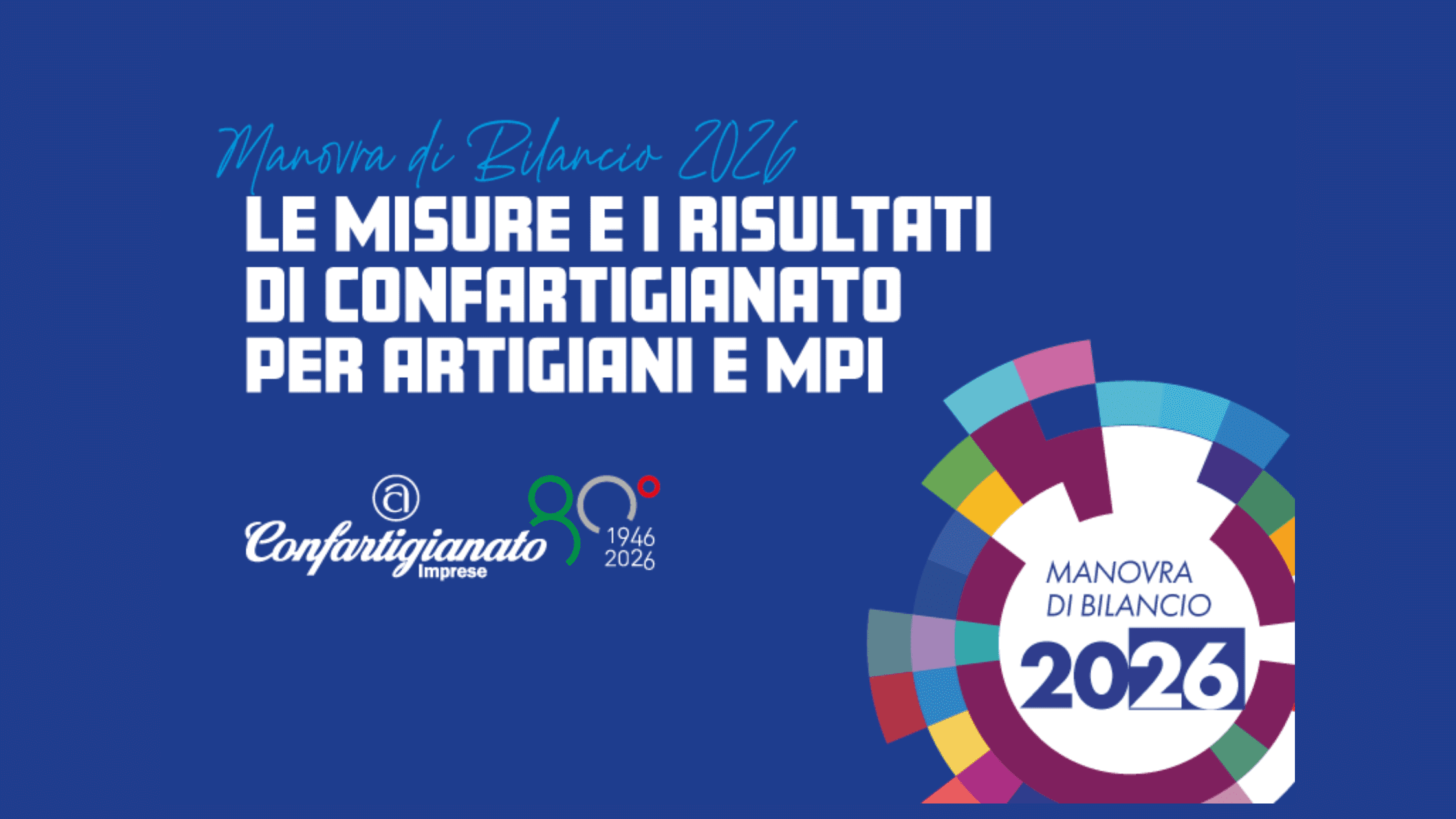 Legge di bilancio 2026, la sintesi di Confartigianato