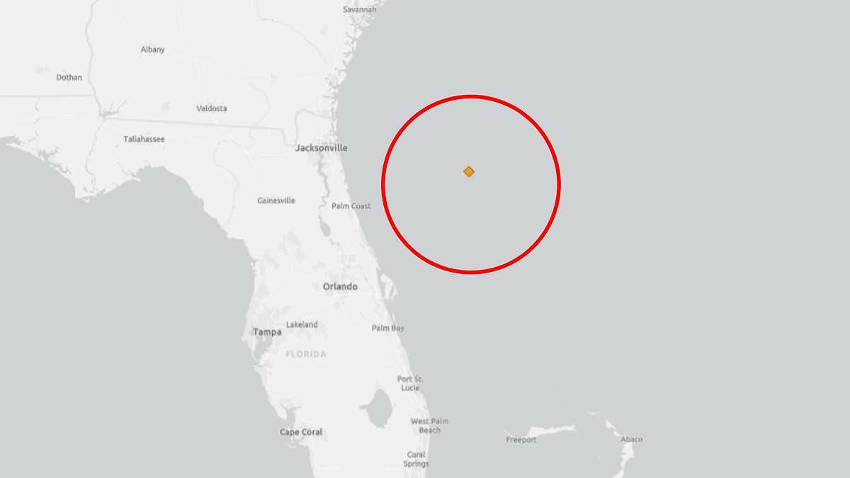 Mysterious 'experimental explosion' detected off Florida coast sparks earthquake alert