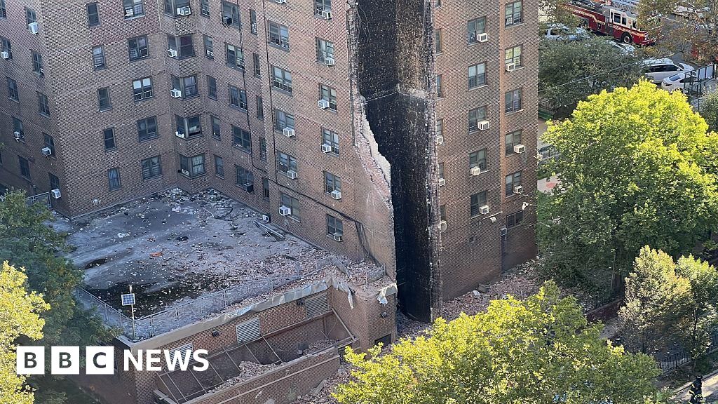Chunk of NYC building collapses in possible explosion