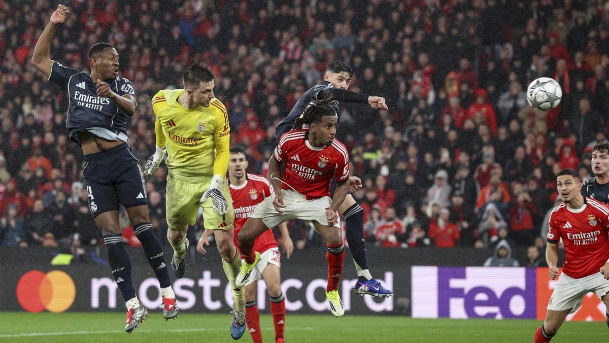 Tiktoker destrozó su televisor tras gol del arquero del Benfica al Real Madrid (Video)