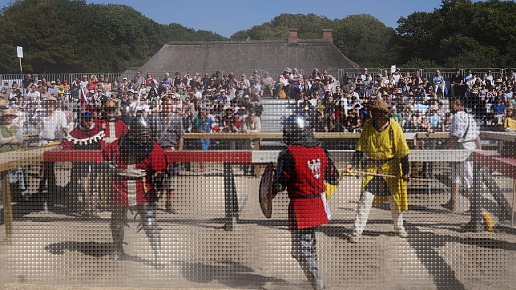 Armoured fighters storm Denmark’s Spøttrup Castle for IMCF world championship