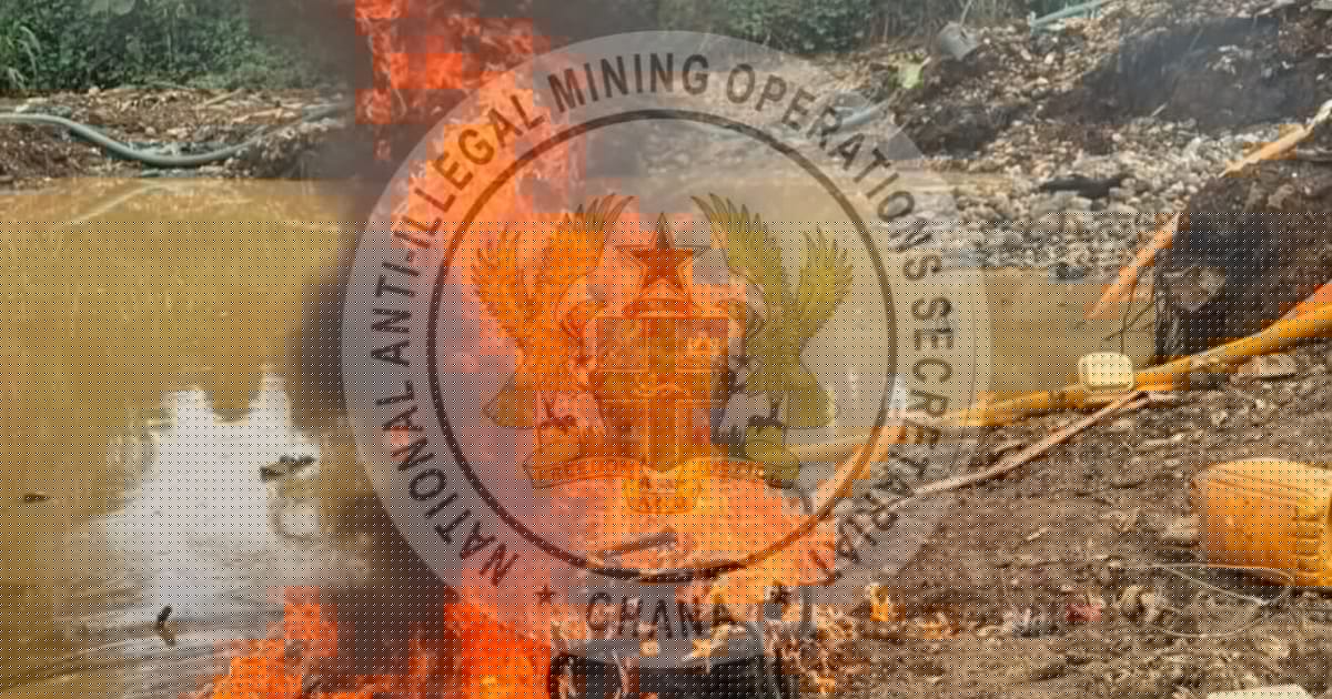 NAIMOS launches major operation to clear illegal mining along Birim River in Kyebi
