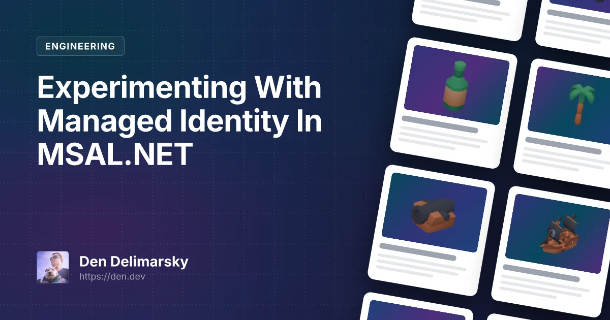 Experimenting With Managed Identity In MSAL.NET