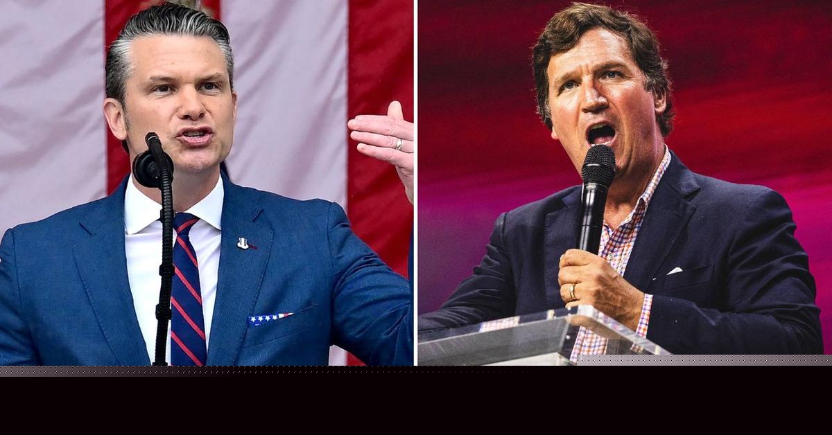 Pete Hegseth Fires Back at Tucker Carlson After Podcaster Calls Trump's Iran War 'Disgusting and Evil'