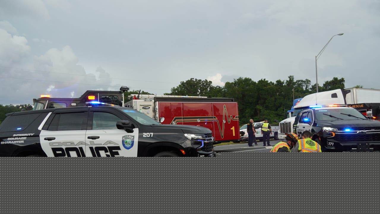 I-75 northbound reopens following multi-vehicle crash in Ocala; 2 seriously injured