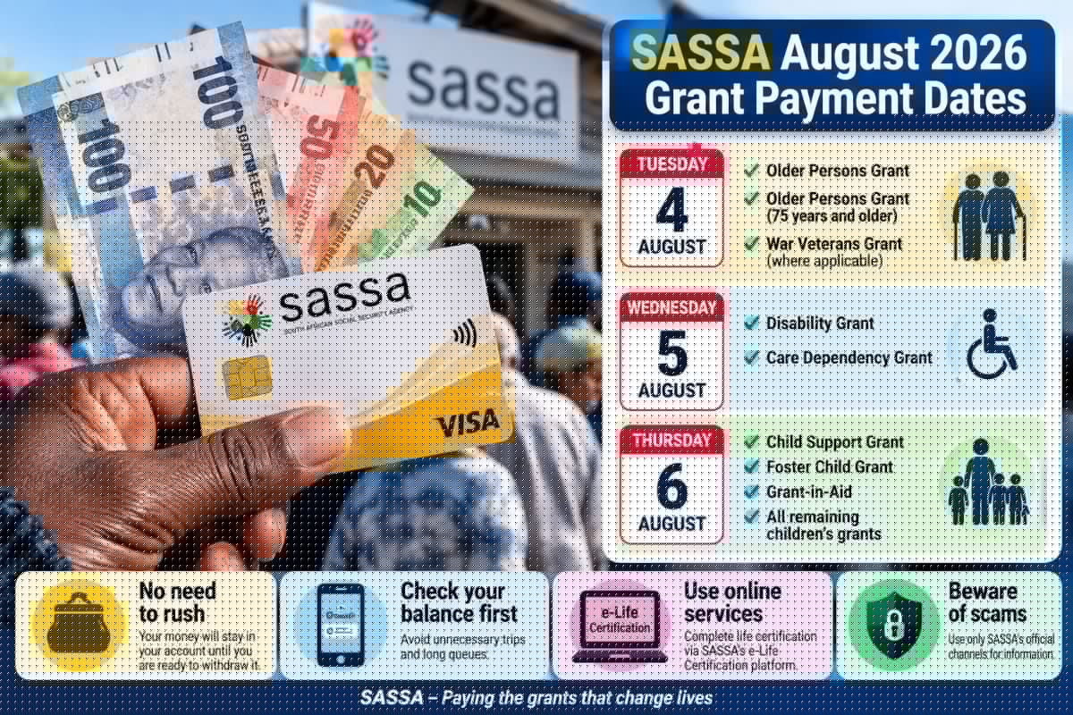 When will SASSA grants be paid this week?