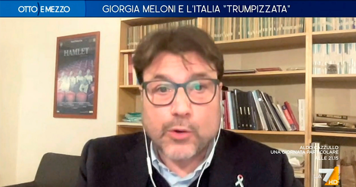 Montanari a La7: “Il problema per il governo Meloni è zittire Ghali su Gaza, non cosa fa l’Ice”