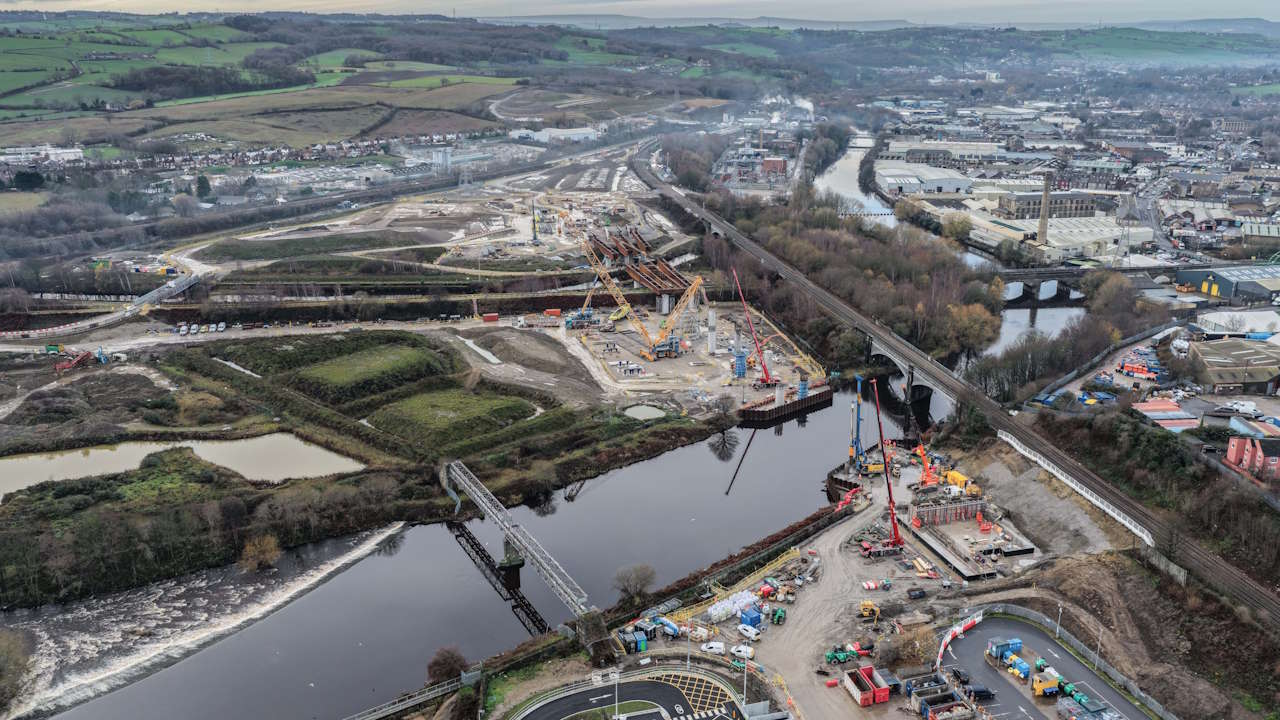 Work progresses at closed West Yorkshire railway station