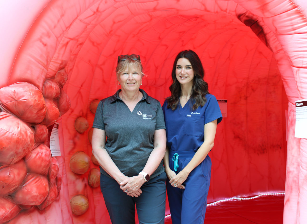 Giant Colon Experience Promotes Colon Cancer Prevention and Screening