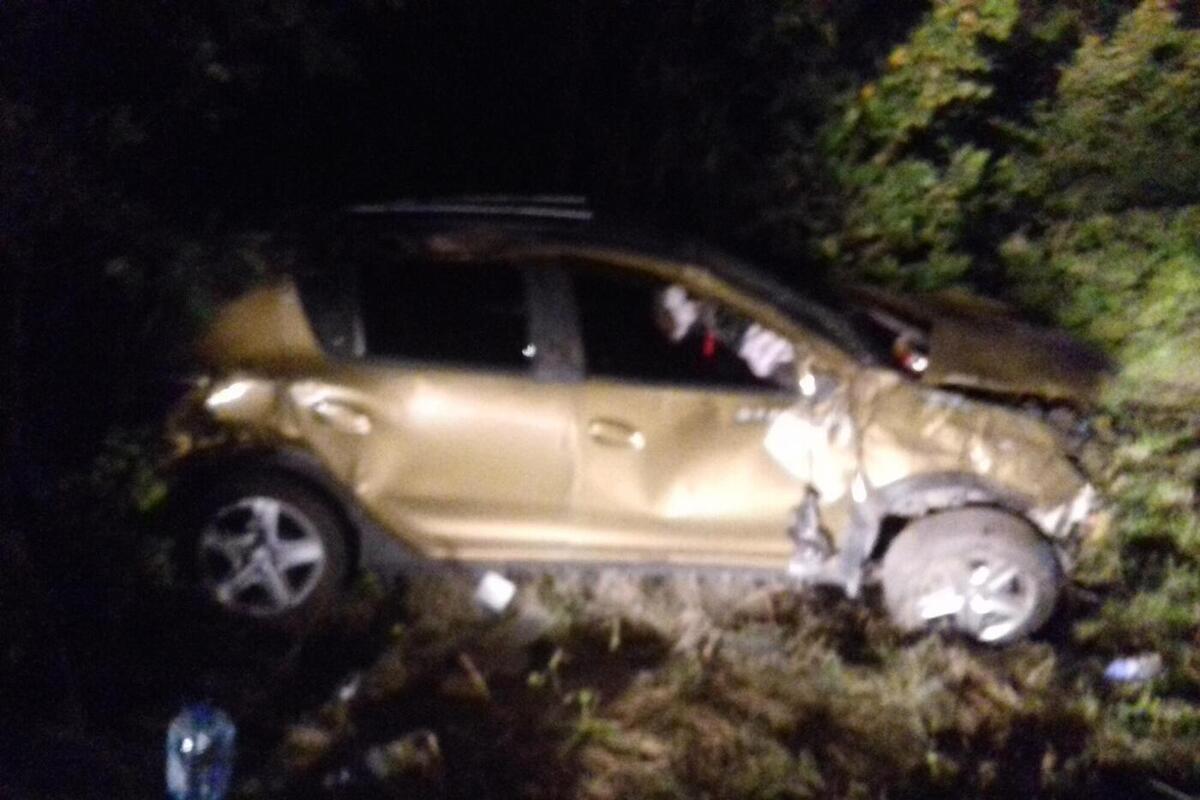 Один человек пострадал при опрокидывании Hyundai в Воронежской области