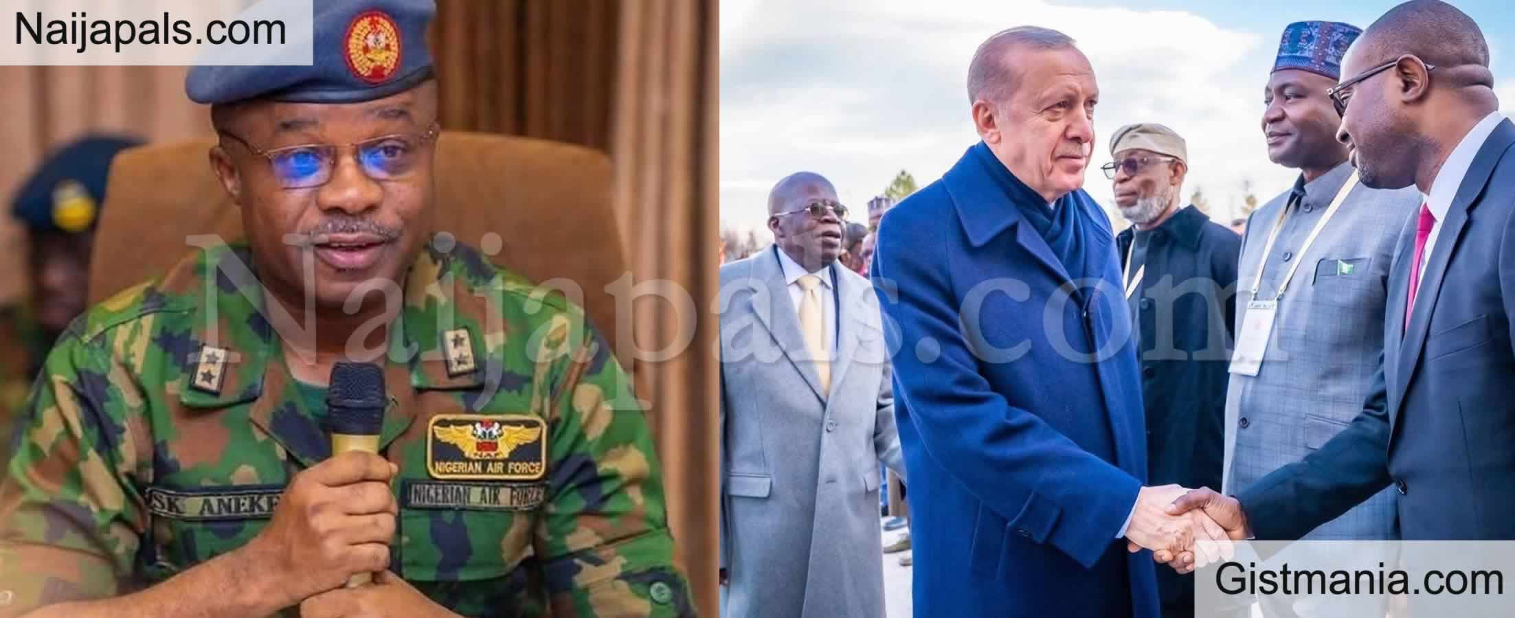 Why Chief Of Air Staff Accompanied President Tinubu To Turkey - Nigerian Airforce