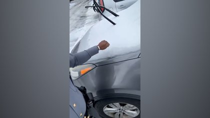 KSP warns drivers to clean off cars before driving to prevent sliding ice