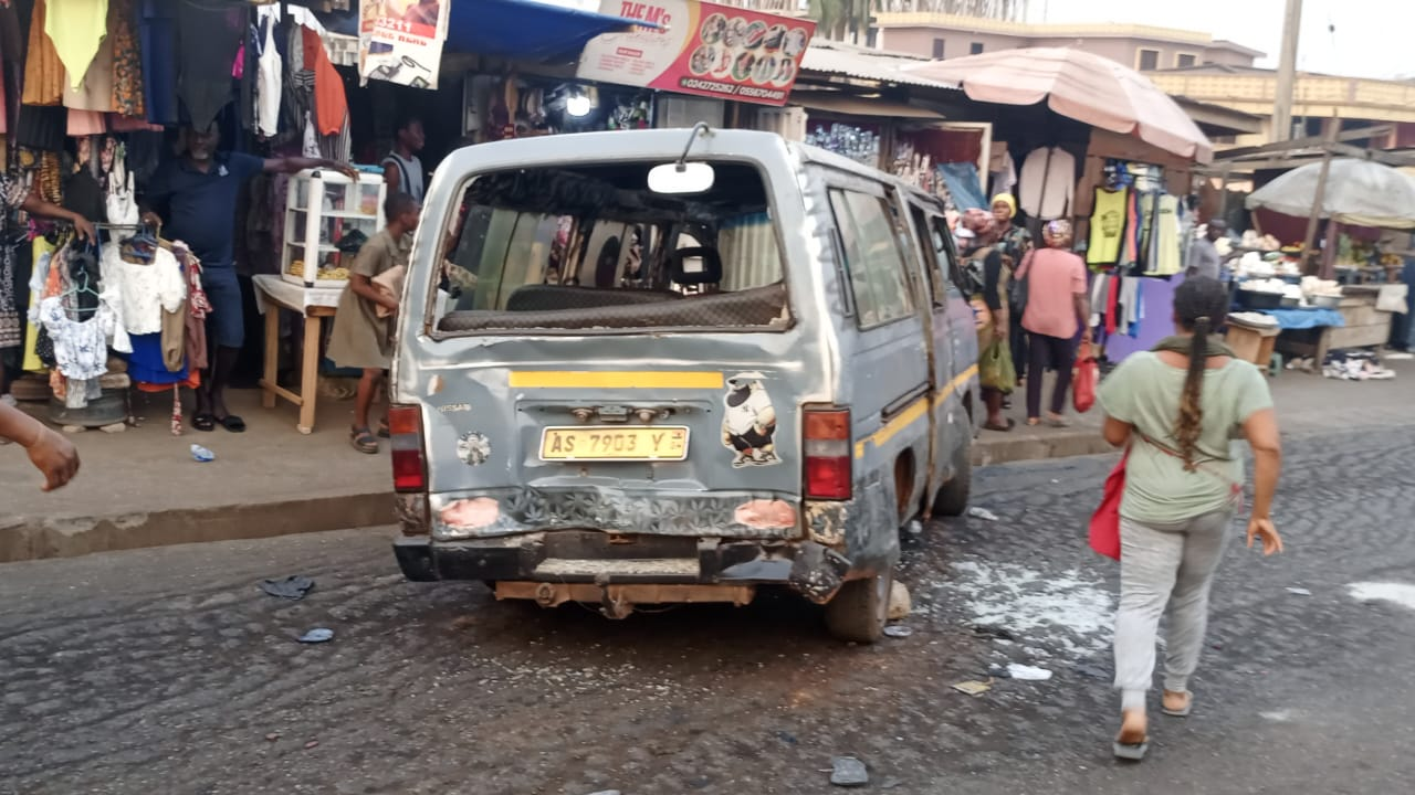 ‘Trotro mate’ dies after falling under moving vehicle at Tech Junction