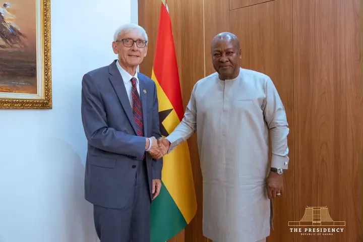 US Governor Tony Evers Visits Ghana with Economic Development Team