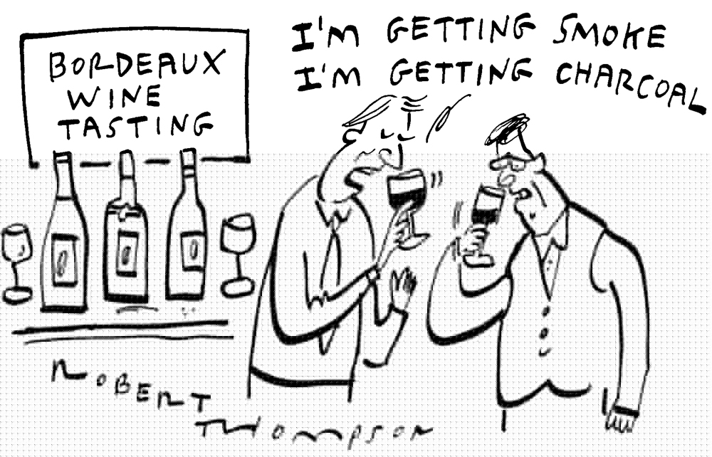 Bordeaux wine tasting