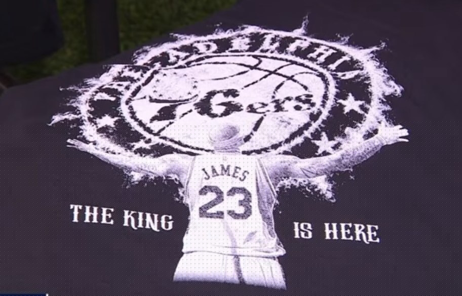 (VIDEO) LeBron James 76ers Merchandise Flies Off Shelves at Philadelphia's Mitchell &amp; Ness Store Fast