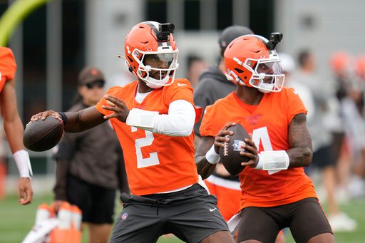 NFL starting QB auditions are uncommon, but Browns, Falcons and Vikings camps begin with competition