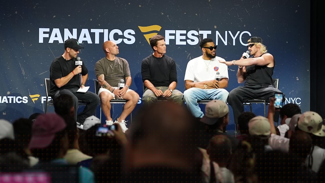 New WWE Rumors on Tom Brady's Future After Slapping Logan Paul in Viral Video from Fanatics Fest