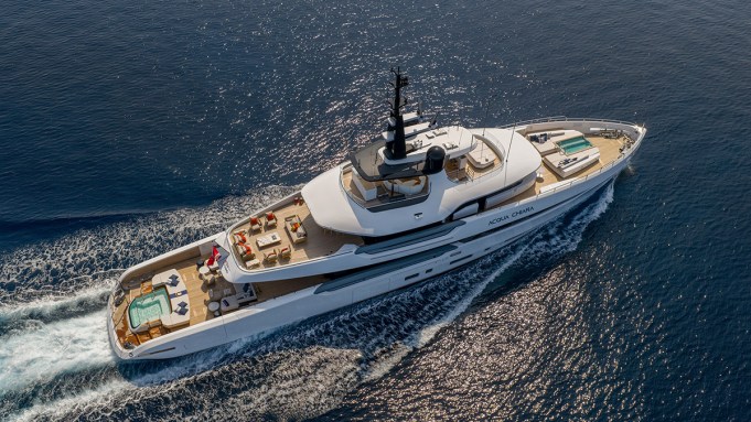 This New 154-Foot Superyacht Has a Swimming Pool in Both the Bow and the Stern