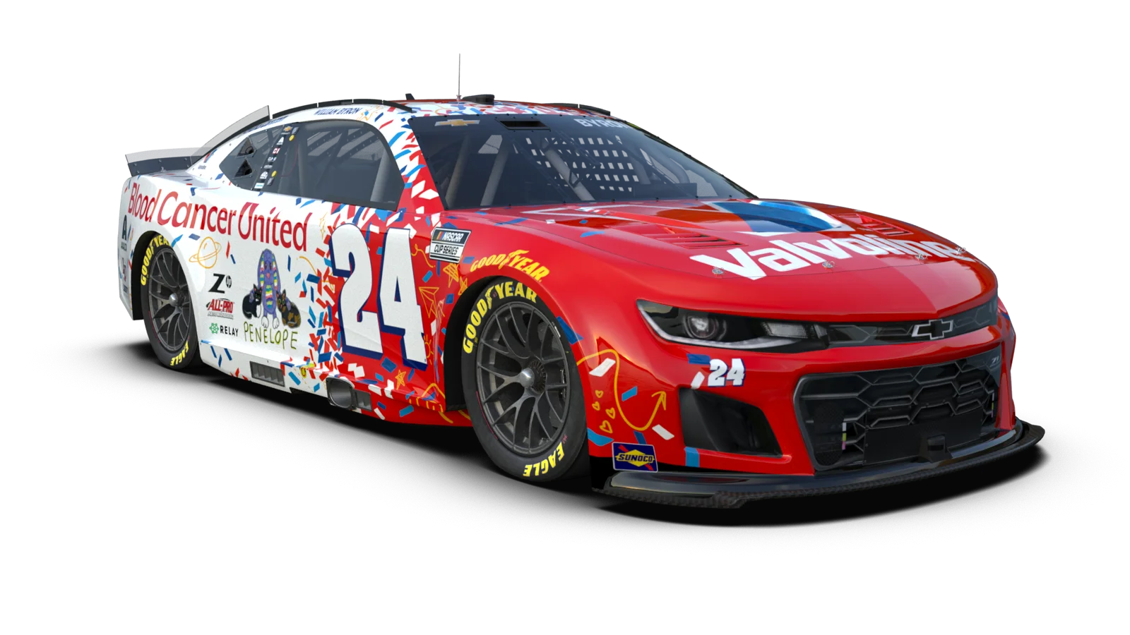 William Byron Unveils Special Car for Roval NASCAR Playoffs