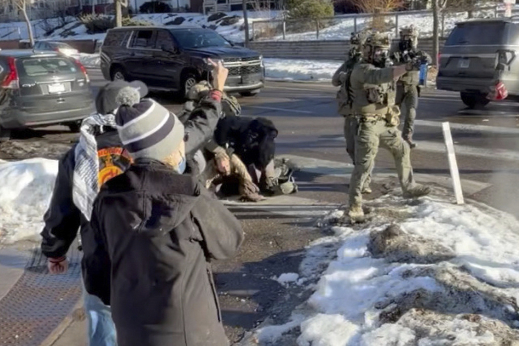 New videos show Alex Pretti scuffle with federal officers in Minneapolis 11 days before his death