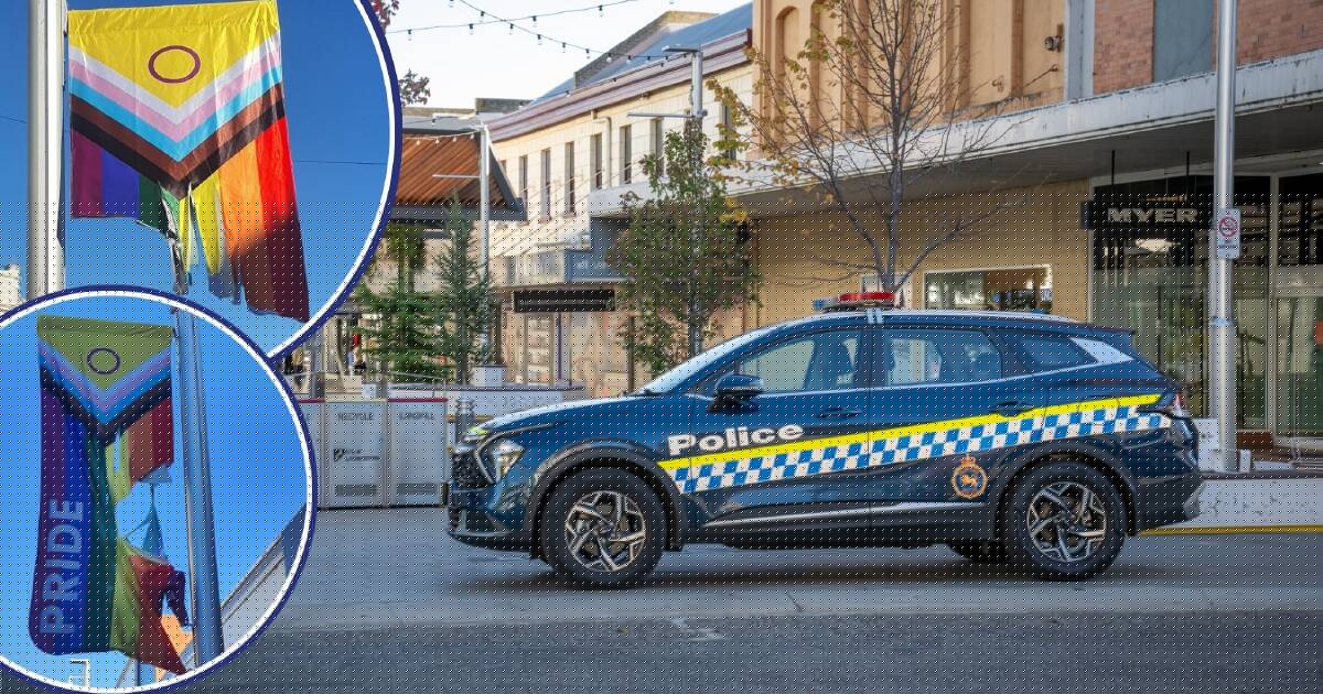 Teenager who vandalised Launceston council's pride flags caught by police