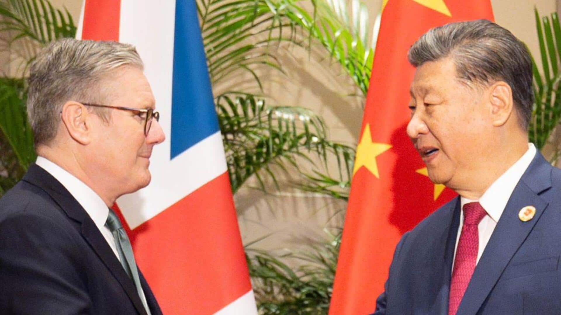 British PM Starmer meets Chinese President Xi Jinping