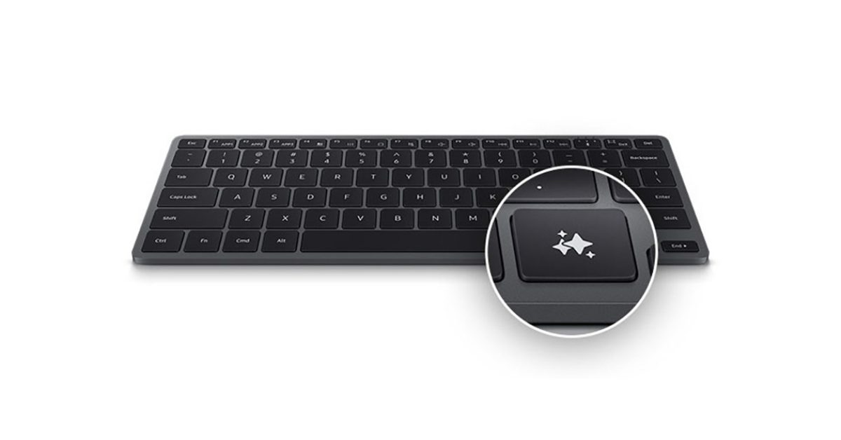 Samsung’s new ‘Smart Keyboard’ has a dedicated AI button and a coin cell battery for $109