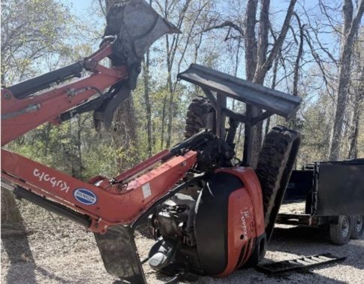 Scott Fire Department Saves Man Under Equipment