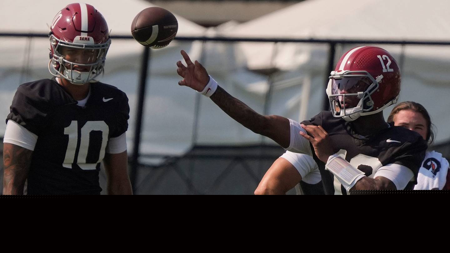 Alabama's 'pretty even' QB competition could come down to one pivotal intangible