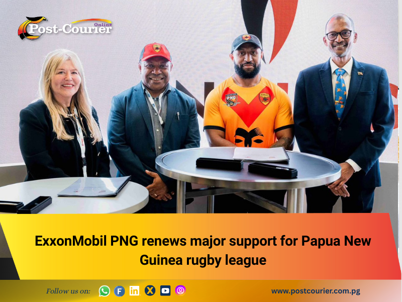 ExxonMobil PNG renews major support for Papua New Guinea rugby league