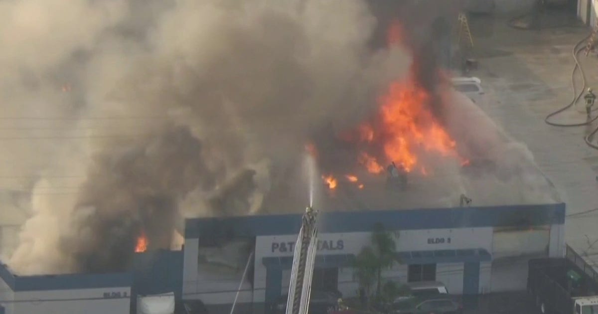 Crews respond to explosion at warehouse near South El Monte