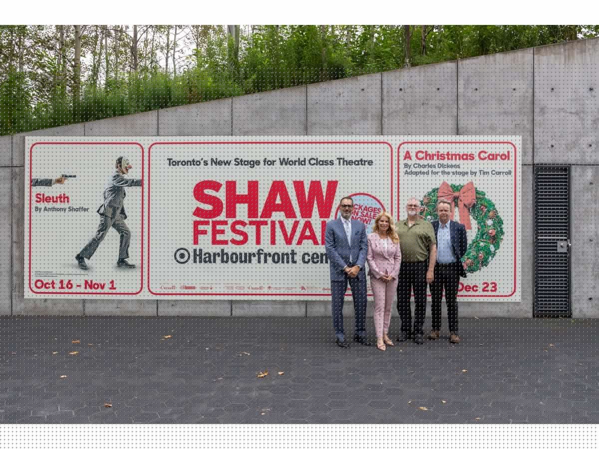 Harbourfront Centre and Shaw Festival Announce First Shows in New Artistic Residency