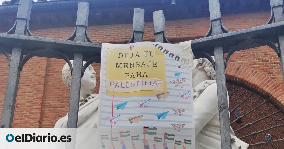 Profesores de Madrid que apoyan a Gaza y desafían los vetos: "Llenamos todo el colegio de sandías"
