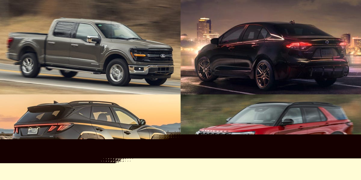 The 25 Bestselling Cars, Trucks, and SUVs of 2025 (So Far)