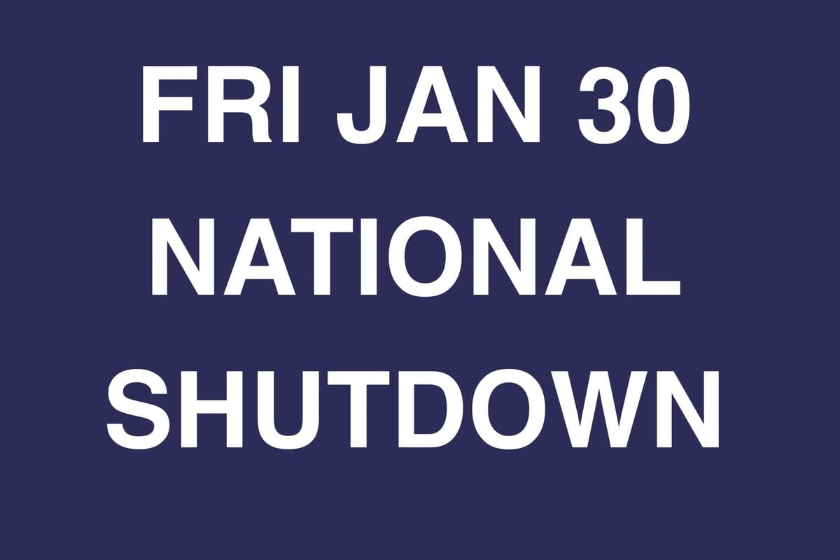Hudson River Blue will join nationwide general strike