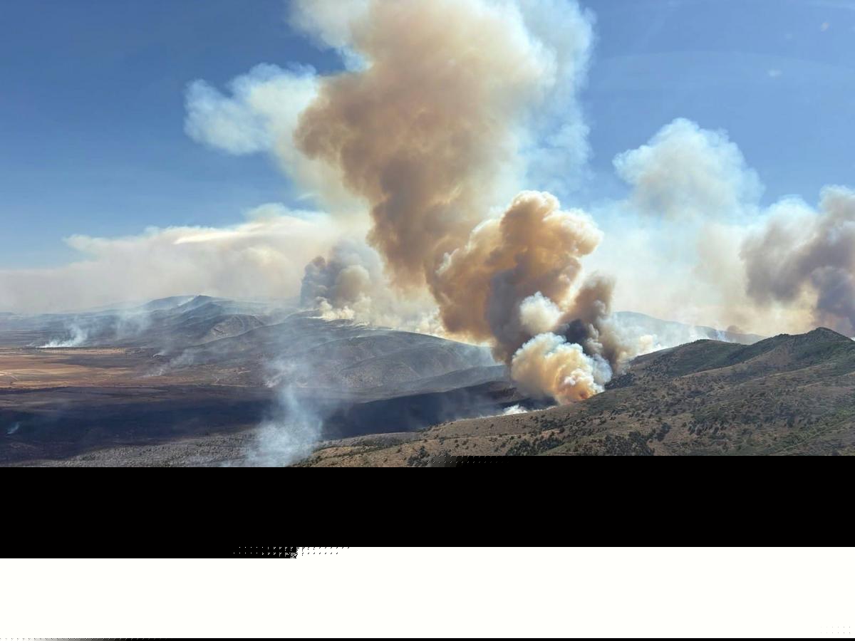 Central Utah Wildfire Grows Fast With No Containment Numbers Yet