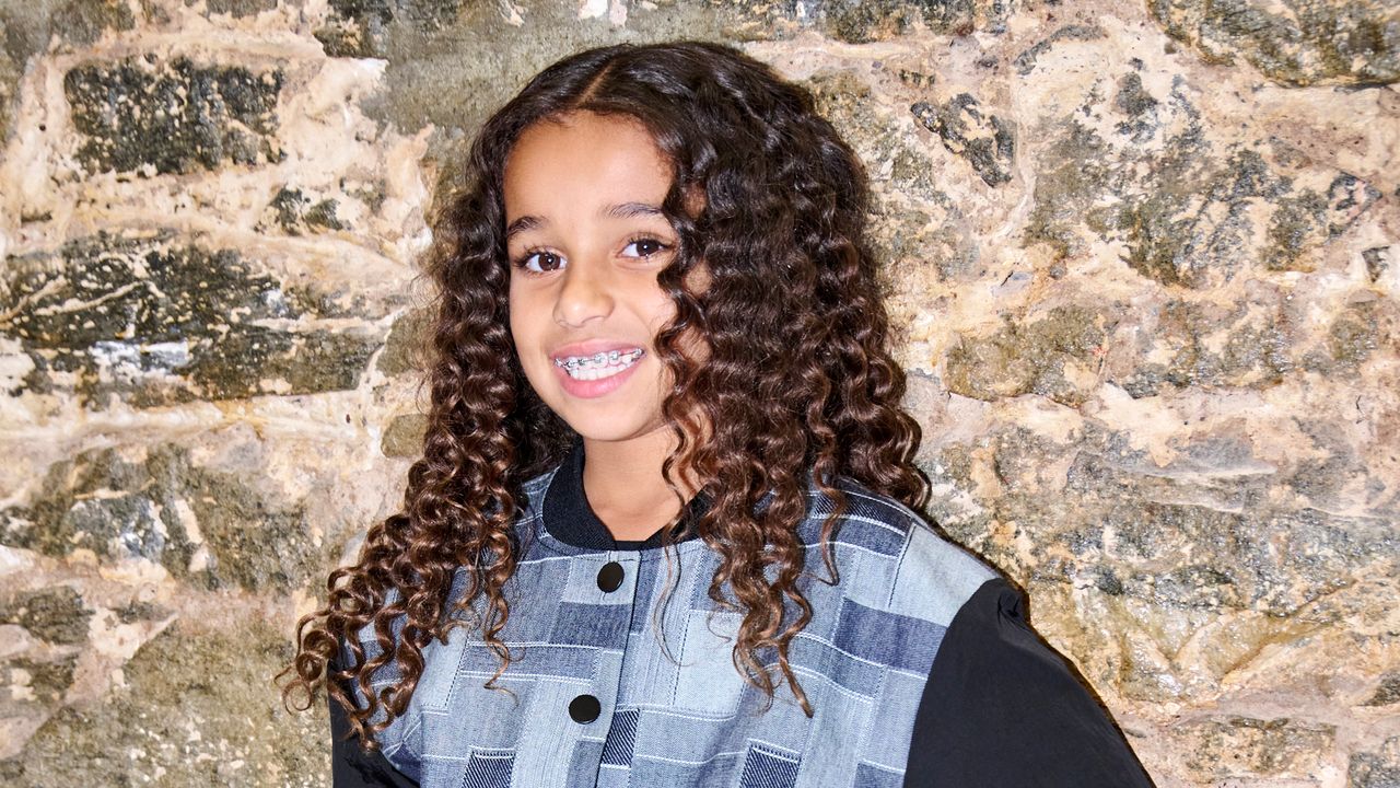 North West Gifted Her Cousin Dream Kardashian a Bedazzled Silver Chain Necklace