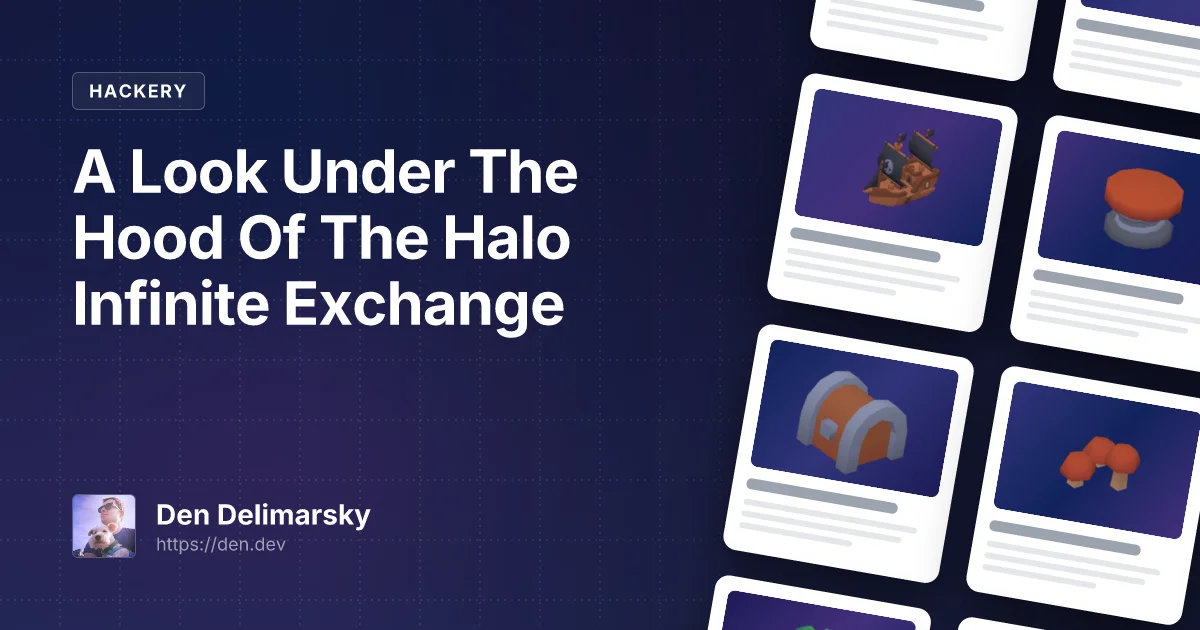 A Look Under The Hood Of The Halo Infinite Exchange