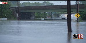 Flash flooding closes roads across the Capital Region