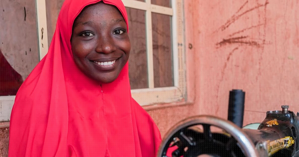After a deadly raid, a displaced Nigerian mother finds a lifeline in sewing